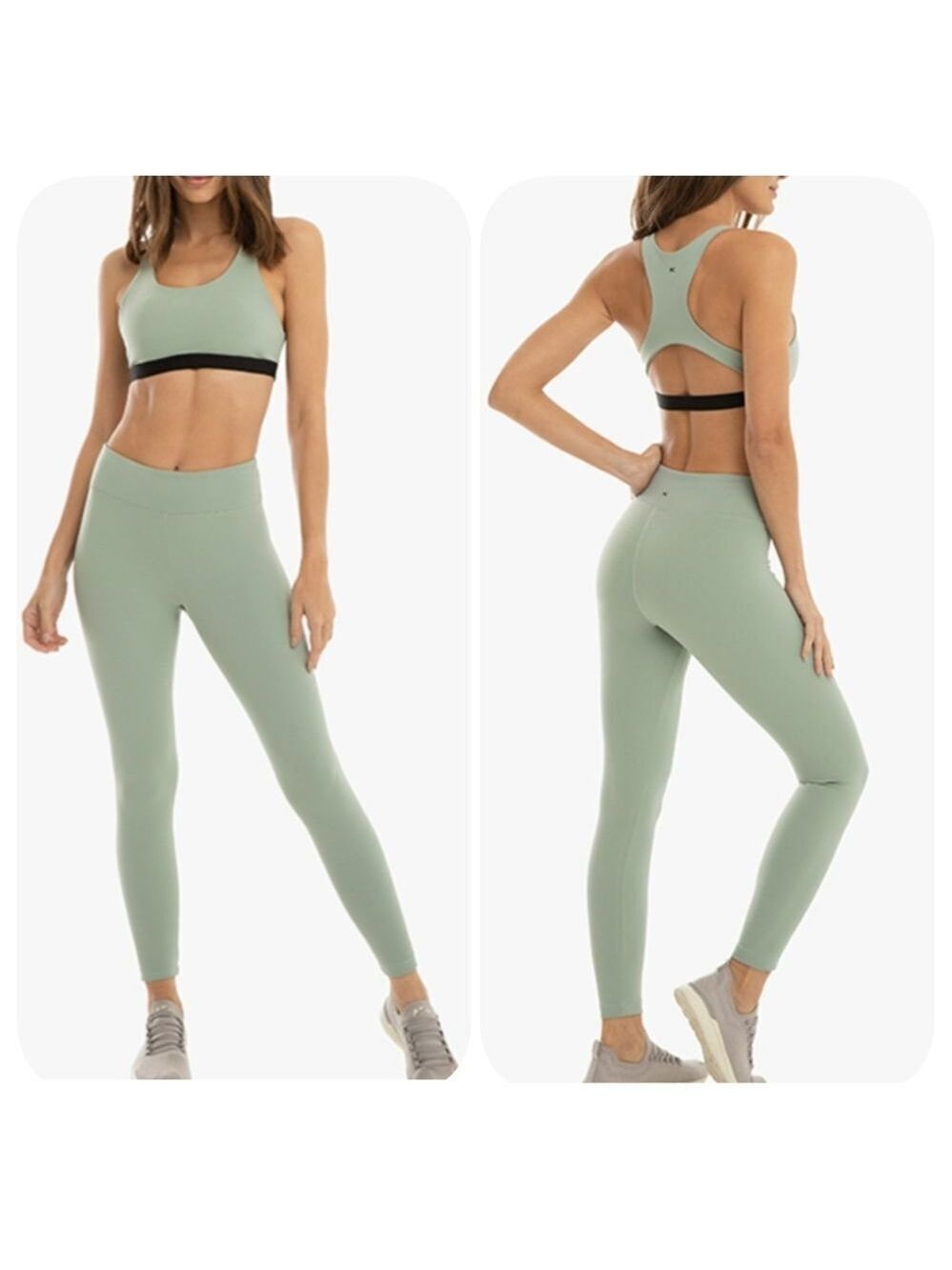 KORAL Drive h.rise black out legging green sage Size Small